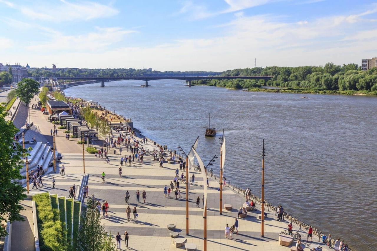 Warsaw Downtown View 3 Rooms 60M2+ Free Garage 2Km Old Town Metro 9Min Tram Buitenkant foto