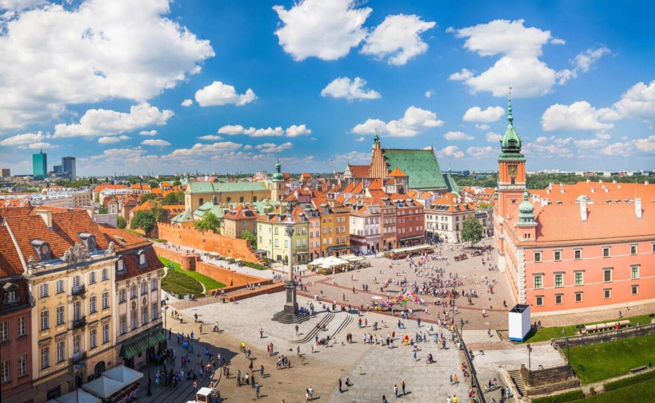 Warsaw Downtown View 3 Rooms 60M2+ Free Garage 2Km Old Town Metro 9Min Tram Buitenkant foto